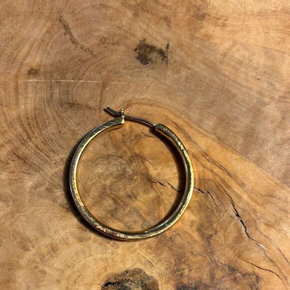 Single Coach Gold Hoop - Picture 2 of 5